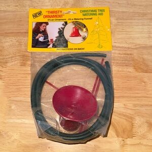 Vintage Thirsty Ornament Christmas Tree Watering Aid New‎ In Pack